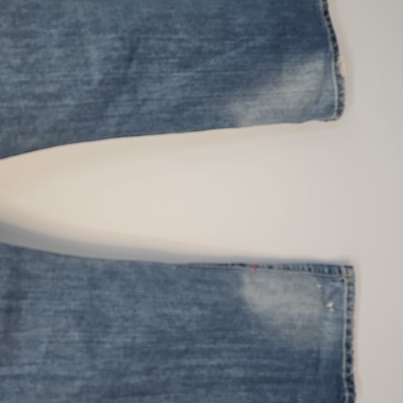 VTG Abercrombie & Fitch Pink Label Distressed Grunge Biker 5-pocket Jeans Sz:2 - Picture 10 of 12